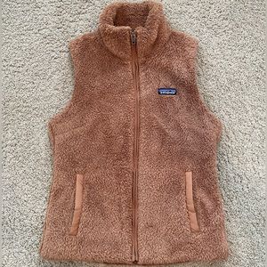 Patagonia Los Gatos Fleece Vest Size S in Brown